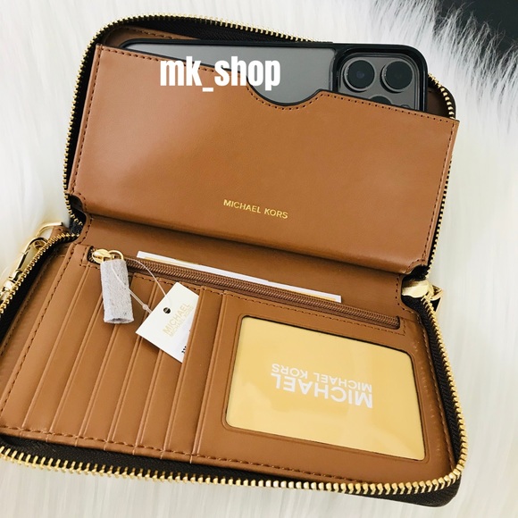 Michael Kors Jet Set Large Flat Phone Case Wristlet Wallet - Picture 8 of 16